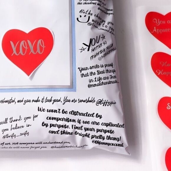 72 P	C BUNDLE MAILERS COMPLETE W CARDS / STICKER NWT THANK YOU SHIPPING BUSINESS - Picture 7 of 11